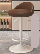 Carregar imagem no visualizador da galeria, Banqueta de Cozinha Minimalista Moderno, Banco de Pés Elevado, Encosto Ajustável
