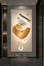 Carregar imagem no visualizador da galeria, Relógio de Parede Digital, Design Moderno, Abstrato e Luxuoso
