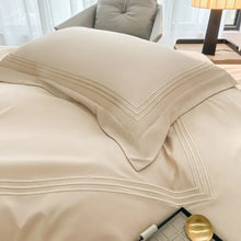 Carregar imagem no visualizador da galeria, Camas: Conjunto Ultramacio de Microfibra, Linhas Bordadas e Fronhas Fecho de Zíper
