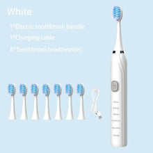 Carregar imagem no visualizador da galeria, Escovas de Dentes Elétrica Sônica, Limpeza Profunda, com Carregador USB
