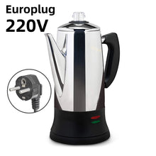 Carregar imagem no visualizador da galeria, Cafeteira Elétrica de Aço Inoxidável, Chaleira por Gotejamento, Máquina de Café Expresso
