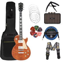 Carregar imagem no visualizador da galeria, Guitarra Elétrica Clássica Estilosa, 39 Pol. 6 Cordas 22 Trastes, Mais Kit com Amplificador

