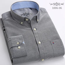 Carregar imagem no visualizador da galeria, Camisa Masculina 100% Algodão, Manga Comprida, Cores Lisa e Xadrez, Estampa Regular (ab)
