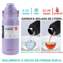 Carregar imagem no visualizador da galeria, Garrafa Térmica Duplo Vácuo, Aço Inoxidável, Grande Capacidade
