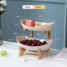 Carregar imagem no visualizador da galeria, Cesta de Frutas Estilo Moderno e Criativo, Suporte De Bolo, Saladeira, 2 ou 3 Camadas
