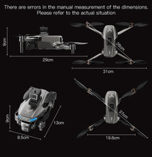 Carregar imagem no visualizador da galeria, Drone Profissional Vídeo 4k, 5.9 Polegadas, Tela Grande e Controle Remoto
